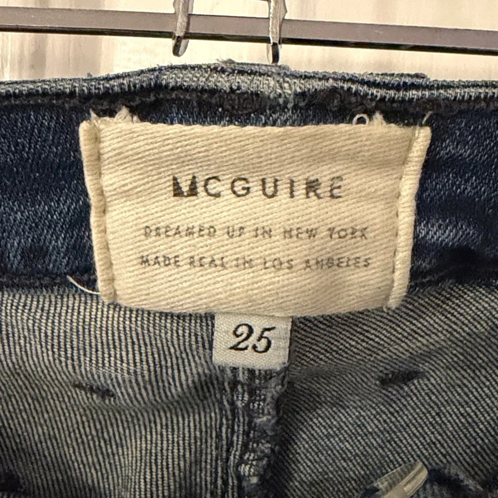 Women’s Anthropologie McGuire Denim Voyage Trouser Flare Jeans Size 25 - Picture 7 of 11